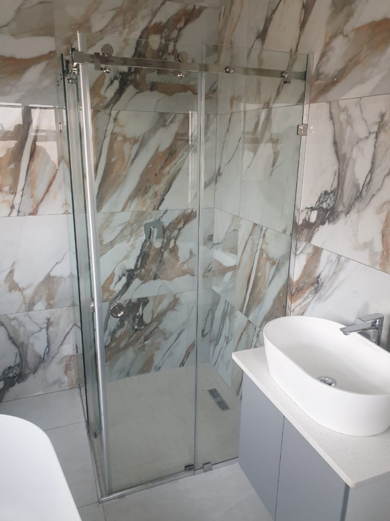 Marble Shower Enclosure